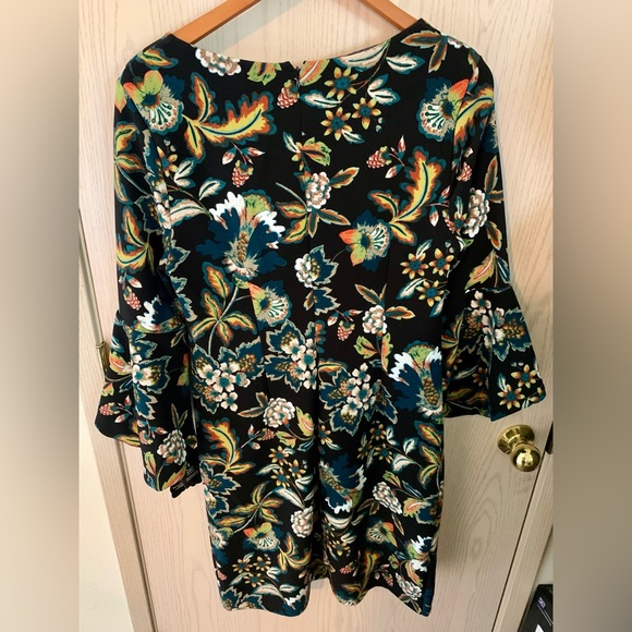 🆕NWT Anna Sui Loves I.N.C. Petite Floral Print Sheath Dress Size Large - Picture 9 of 15